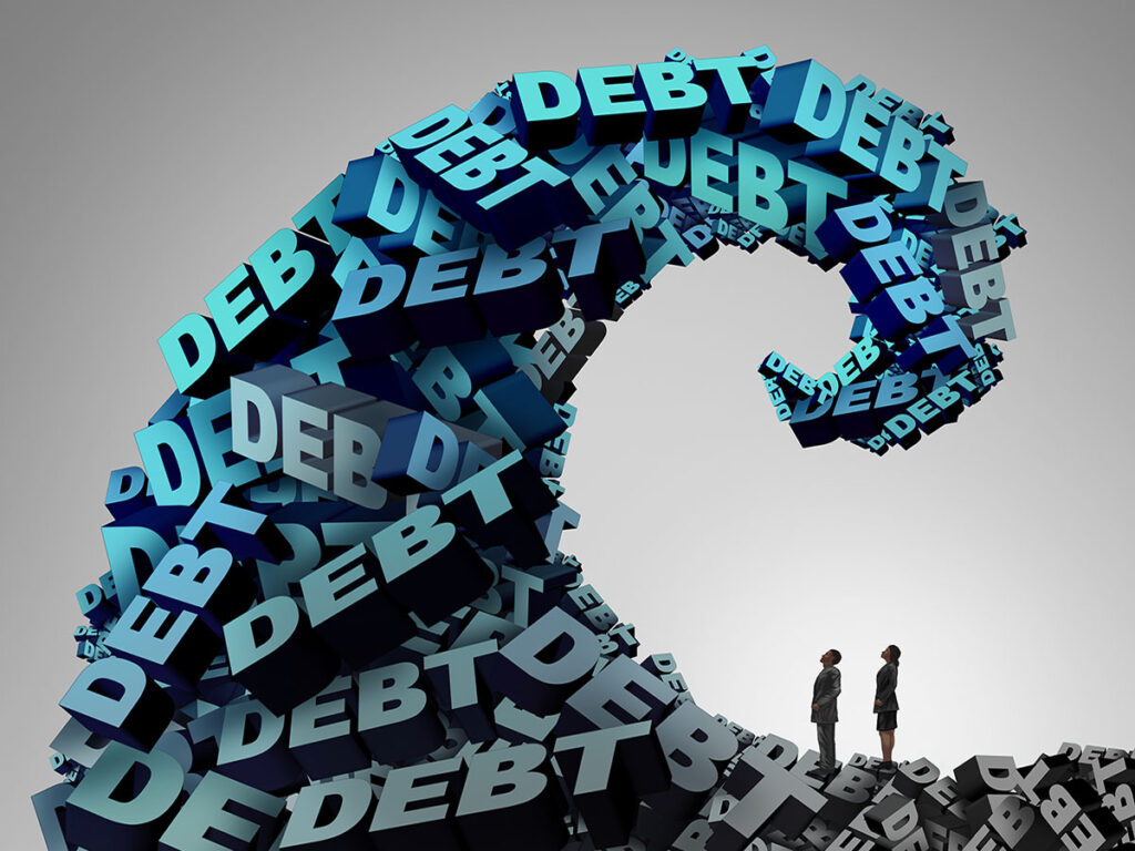 Debt Tidal Wave can force someone to stay in debt