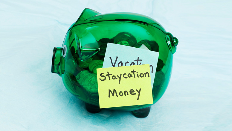 Staycation Money Piggybank