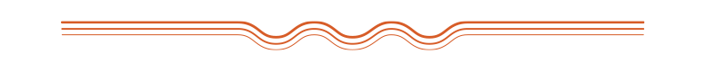 Squiggly orange line