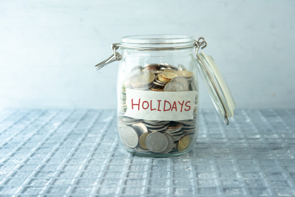 holiday spending out of control? set a budget. 