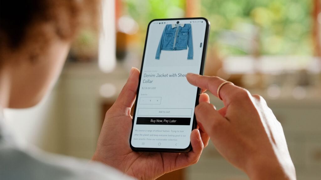Buy Now, Pay Later options during online shopping