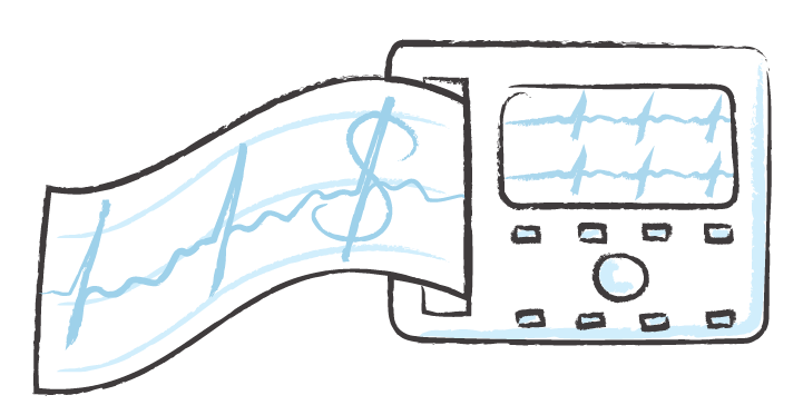 Financial nervous system illustration