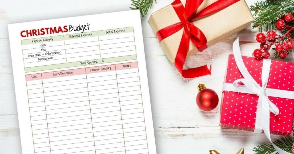 Setting a holiday budget for holiday savings works.