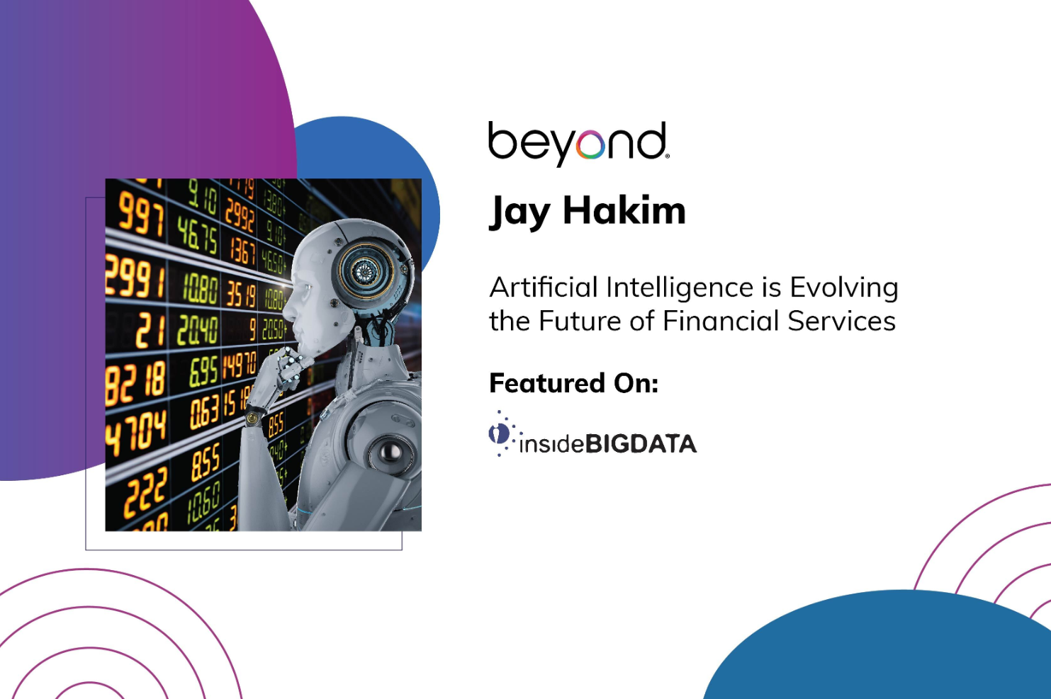 Jay Hakim VP of Beyond Finance editorial