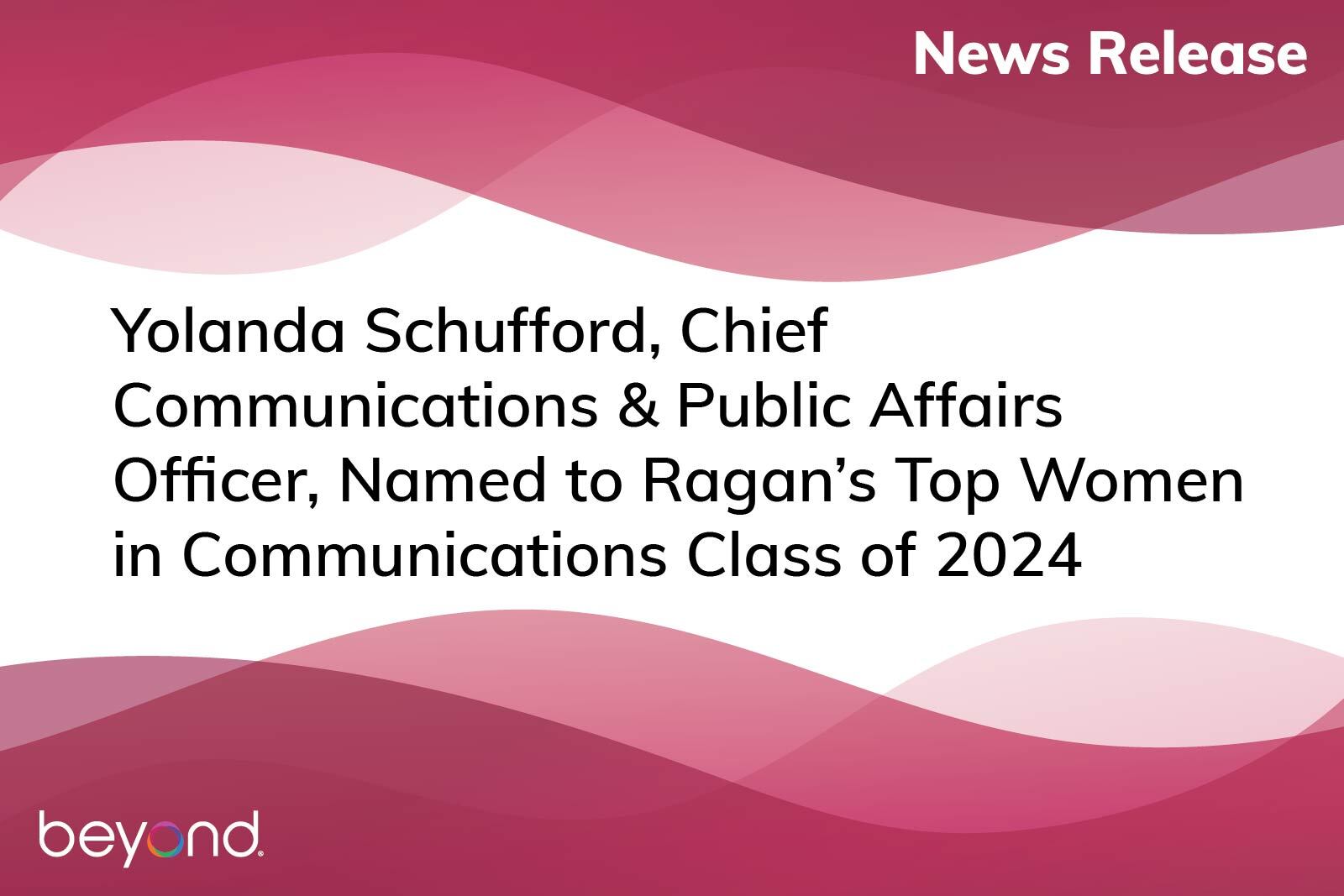 Yolanda Schufford News Release Beyond Finance
