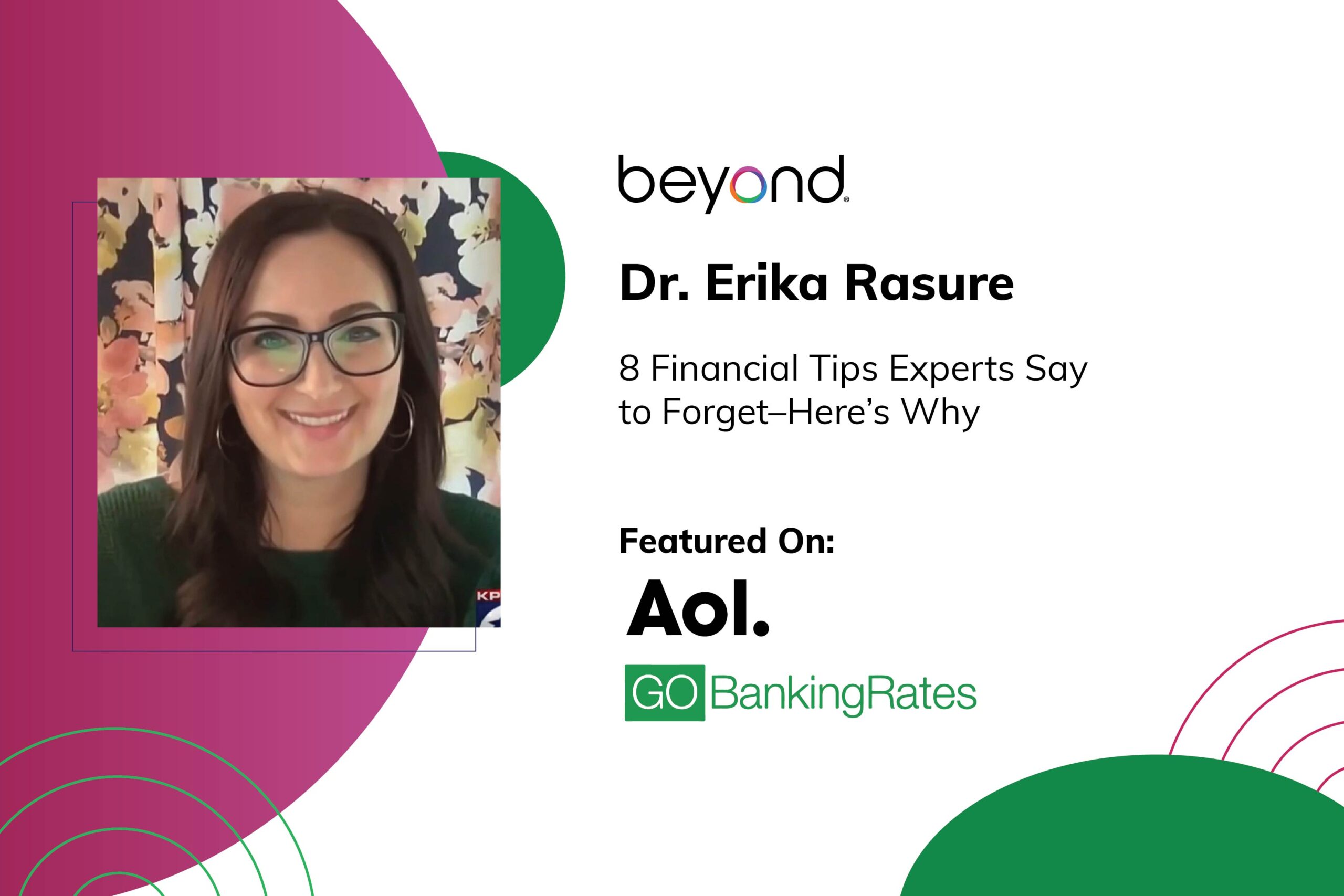 Dr. Erika discusses misleading financial tips