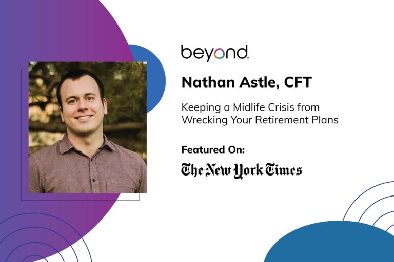 Nathan Astle Quoted in The New York Times About a Midlife Crisis