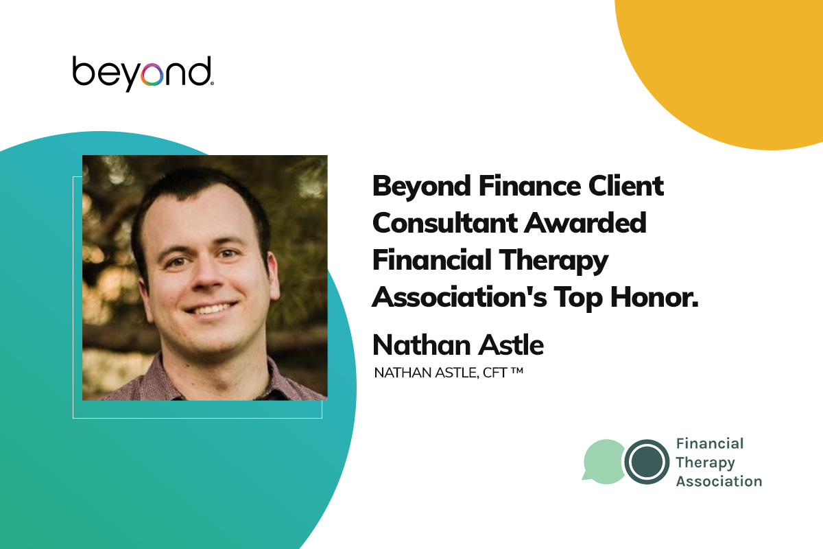 Financial Therapy Assocation's top honor goes to a Beyond Finance consultant