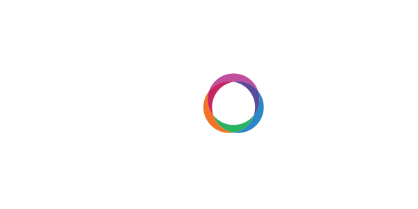 Beyond logo, white