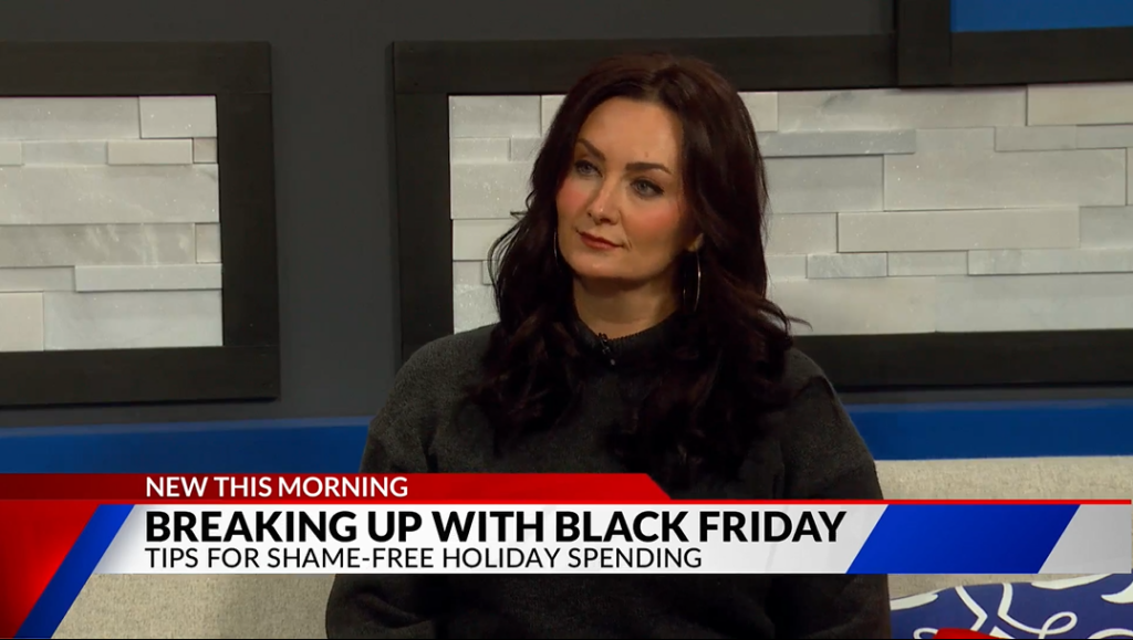 Dr. Erika Rasure discusses "breaking up with Black Friday" on KTVI-TV FOX 2 in St. Louis