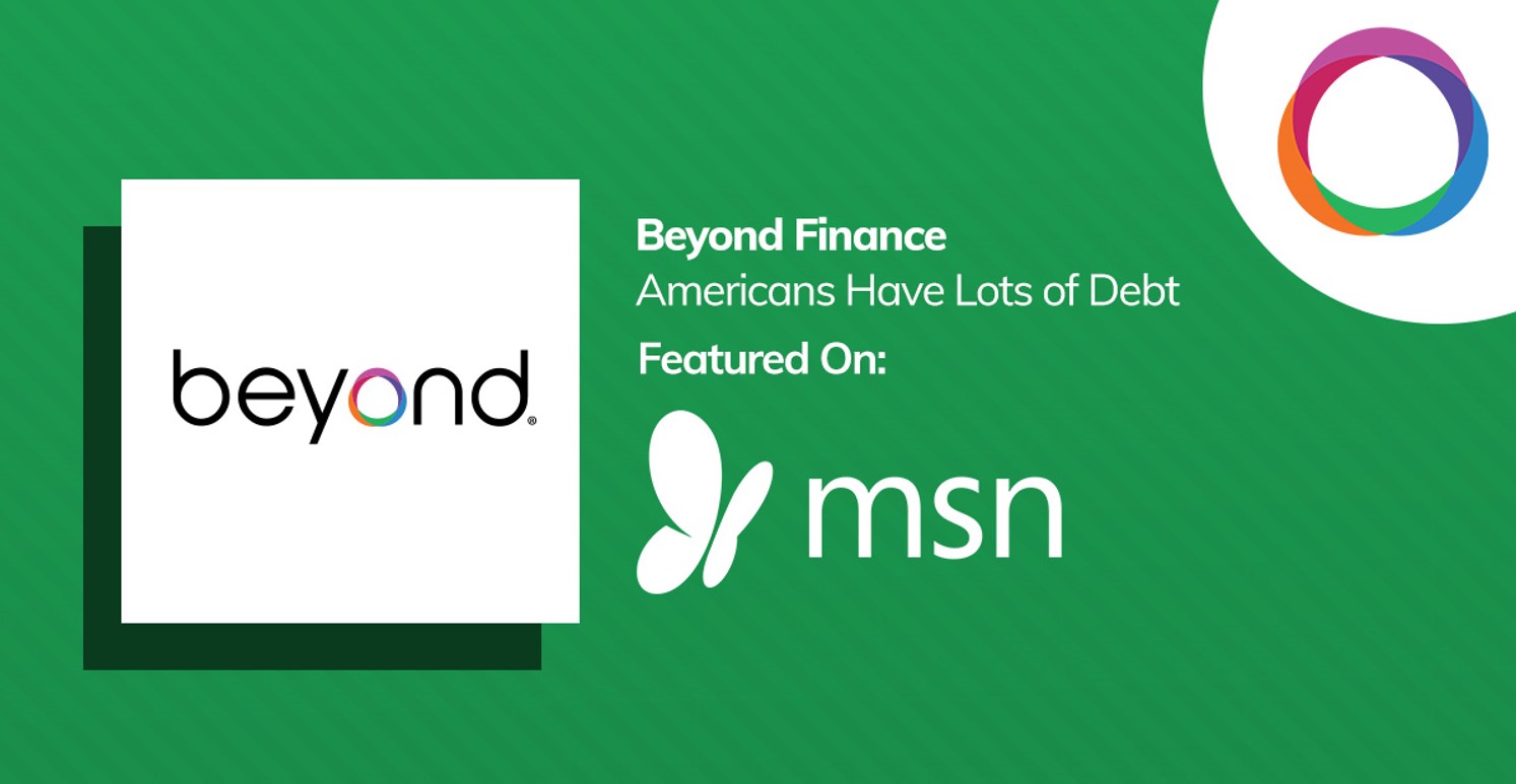 personal debt makes people think, even MSN.com