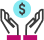 Money between hands Icon